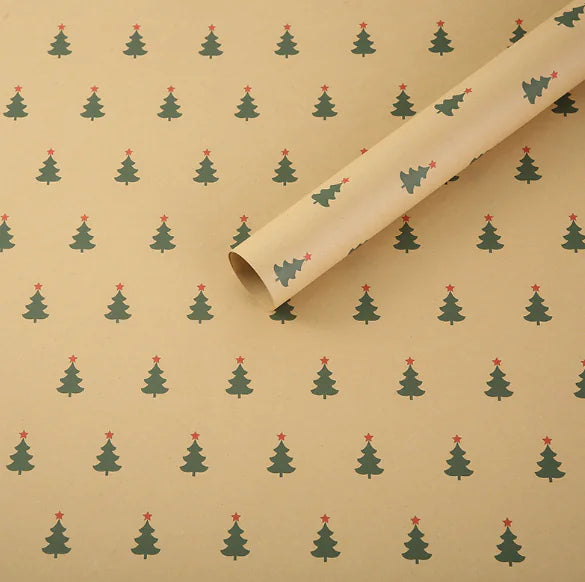 Christmas Kraft Paper Vintage Wrapping Paper