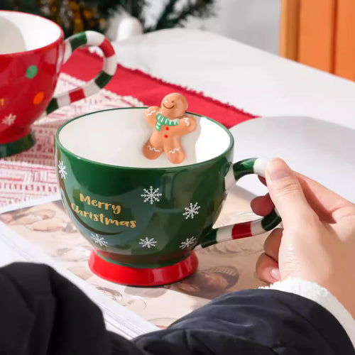 Christmas Ceramic Mug – Festive Gift Cup, 500ml